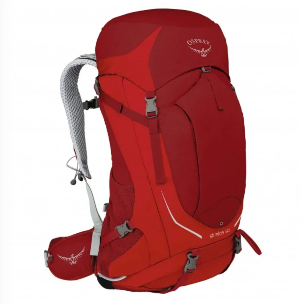 Osprey Men's Red Stratos 50 M/L 48-58cm